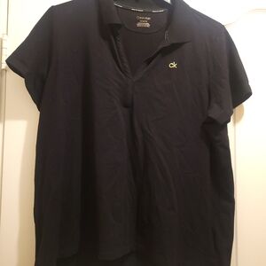 Calvin Klein Black Polo Short Sleeve Shirt